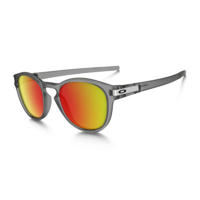 Men's Oakley Sunglasses - Oakley Latch. Grey Ink - Ruby Iridium